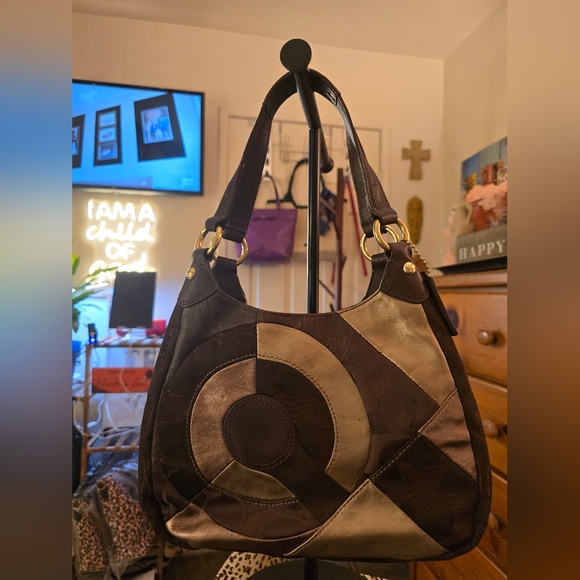 Coach Signature Optic Patchwork Hobo Bag - Picture 2 of 13